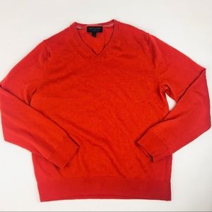 Banana Republic Red/Orange Merino Wool Sweater EUC